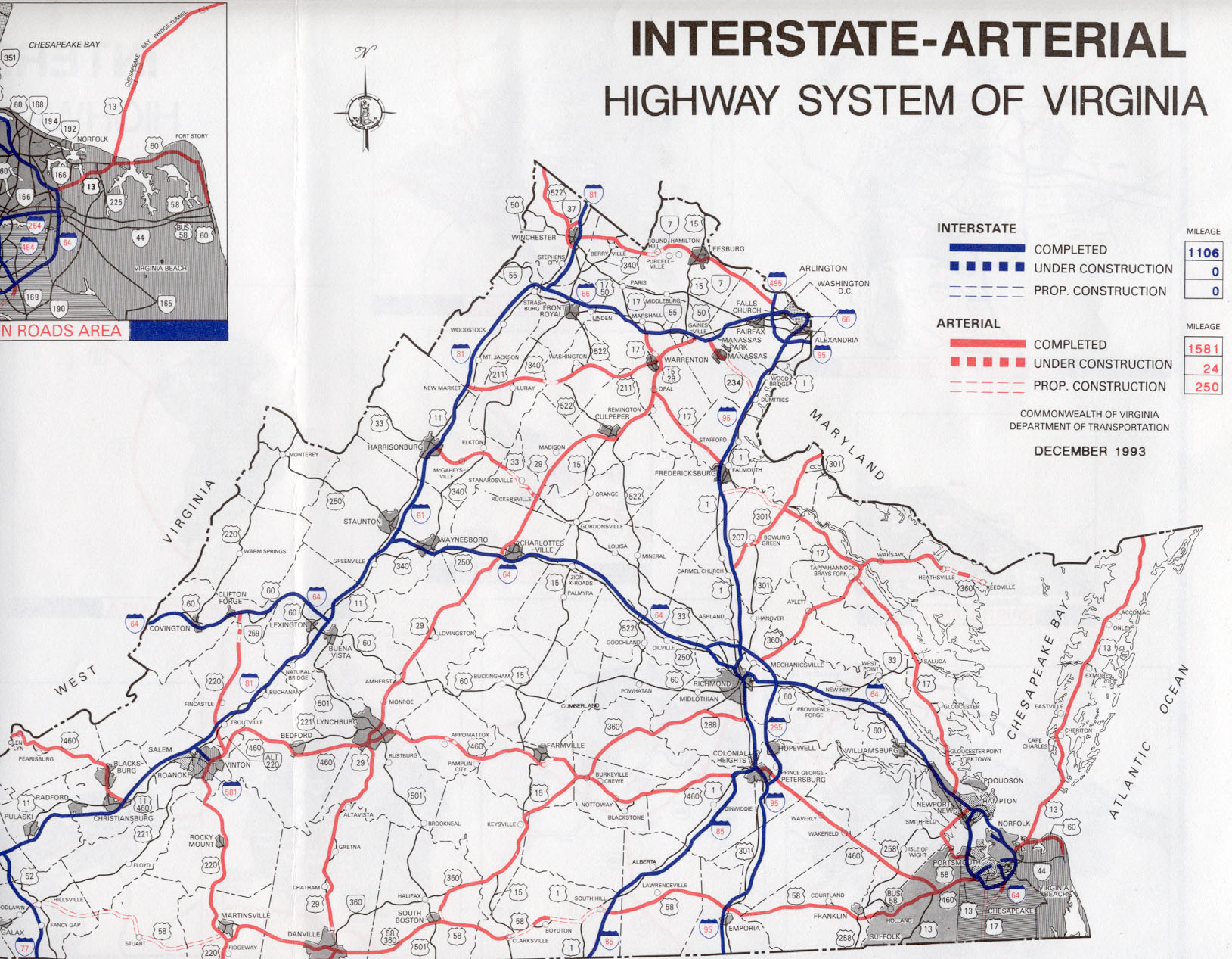Arterial Highway System in Virginia