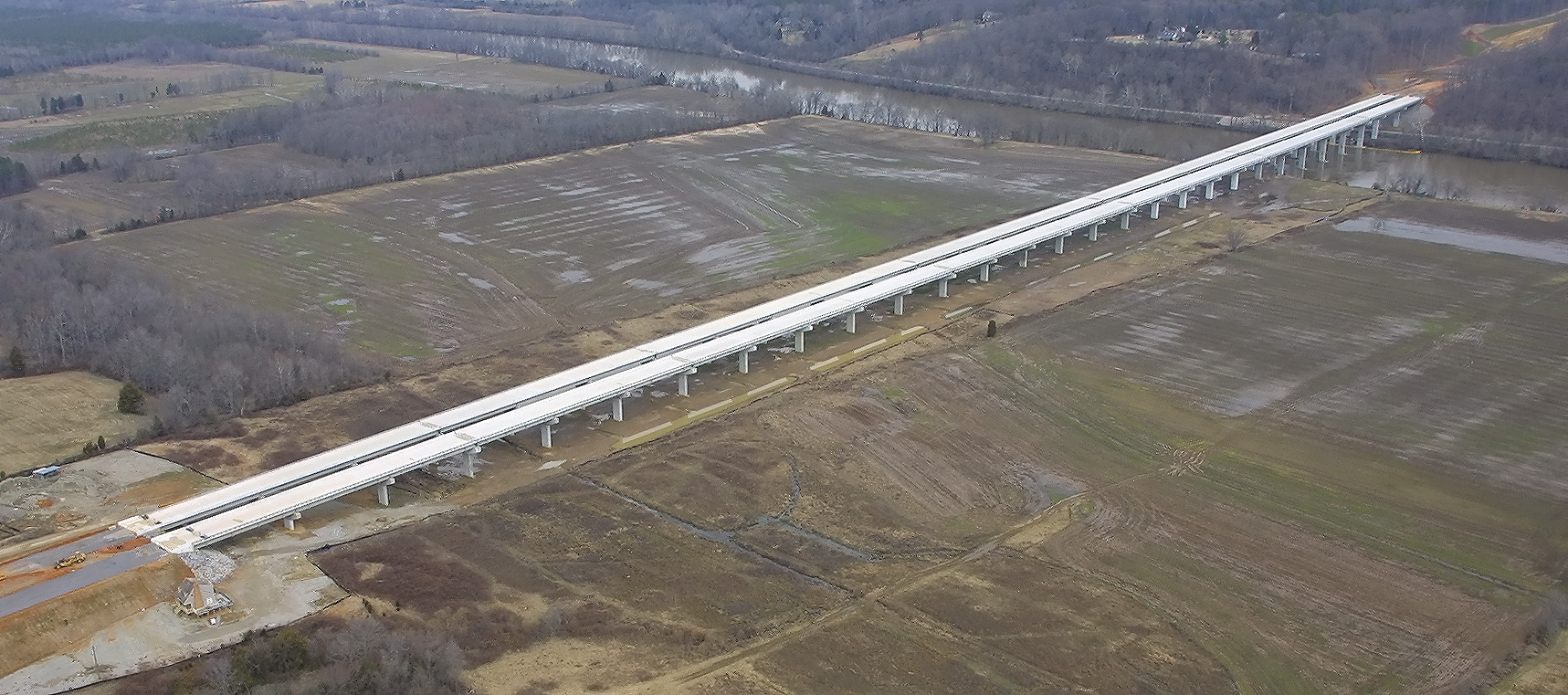 VA288 James River Bridge Aerial Photo 1