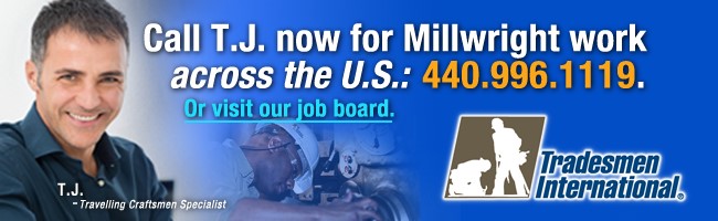 Millwright jobs posted today on HotSheet