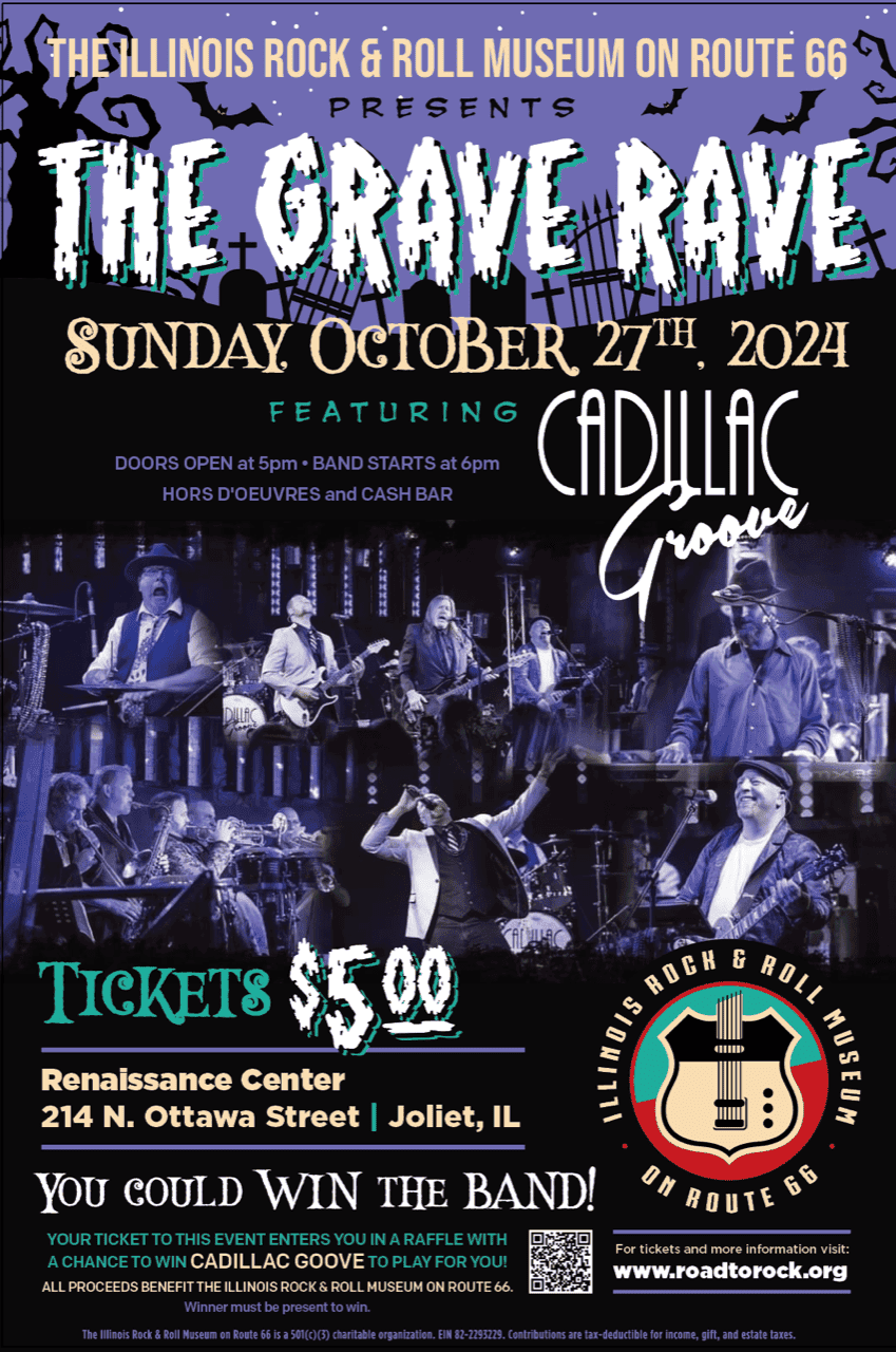 The Grave Rave Costume Party Illinois Rock & Roll Museum on Route 66