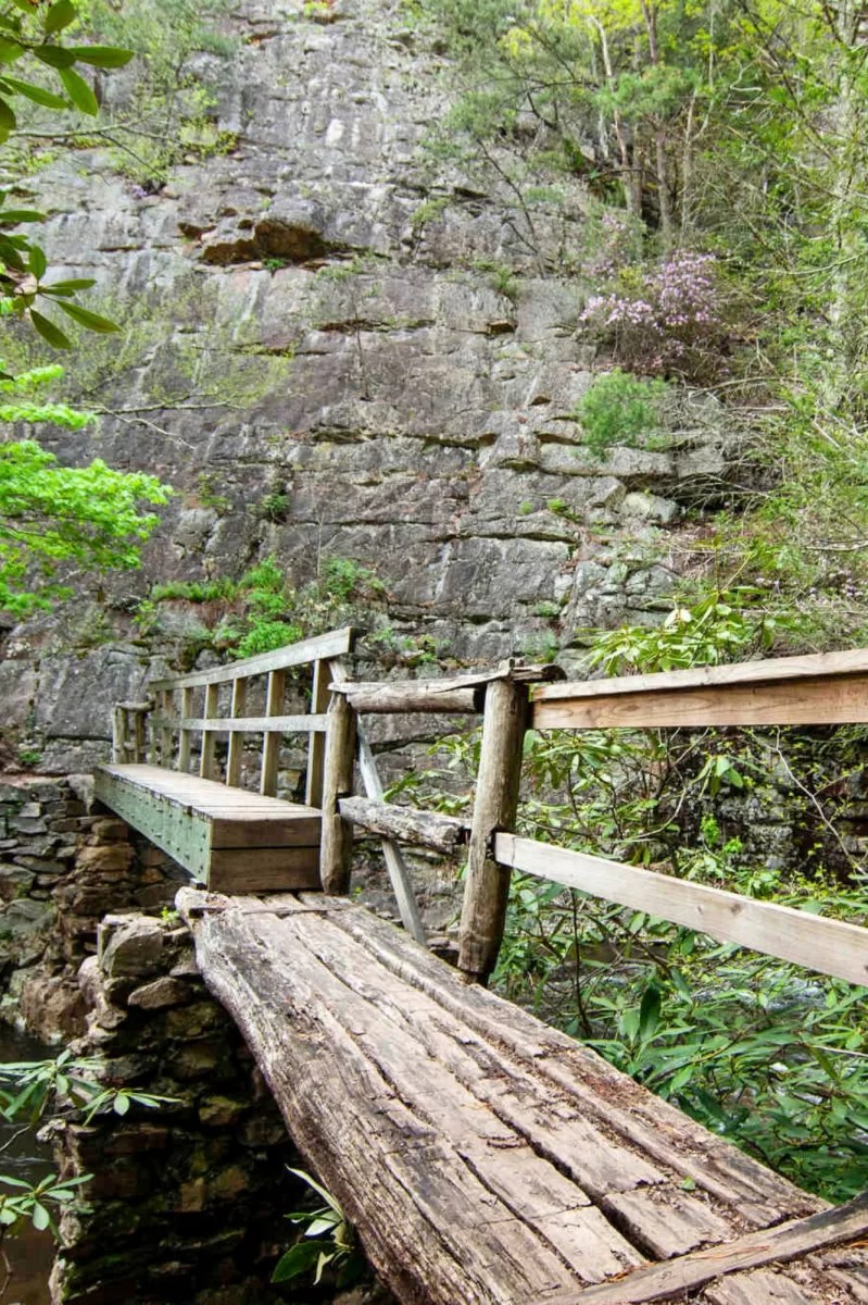Hiking to Laurel Fork Falls on the Appalachian Trail in Northeast