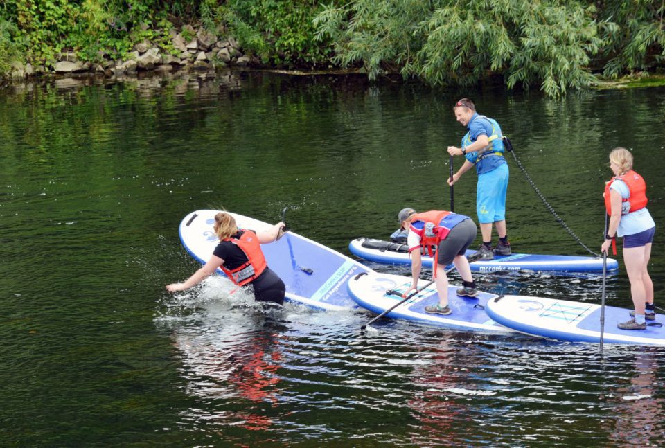 Standup Paddleboarding on the Wye Valley Roaming Required