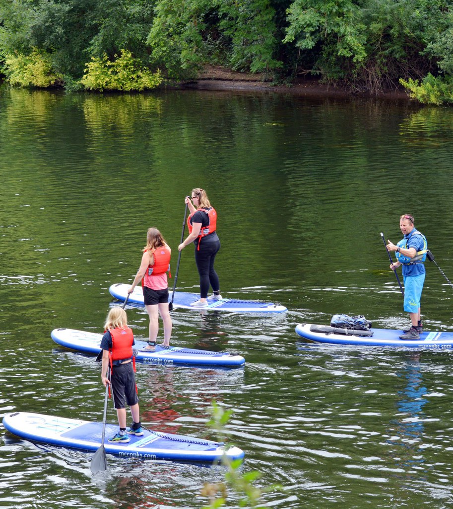 Standup Paddleboarding on the Wye Valley Roaming Required