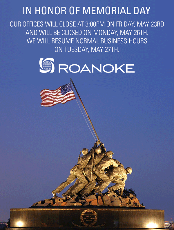 Roanoke Memorial Day Hours Roanoke