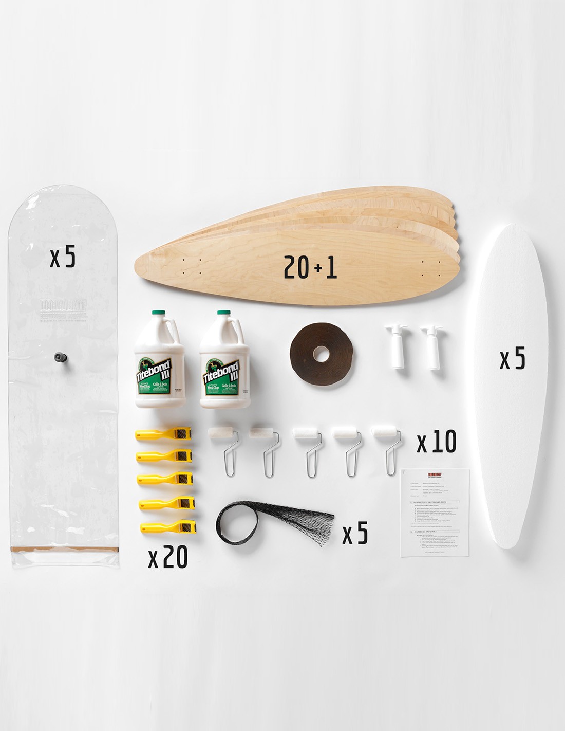 Build your own skateboard kit