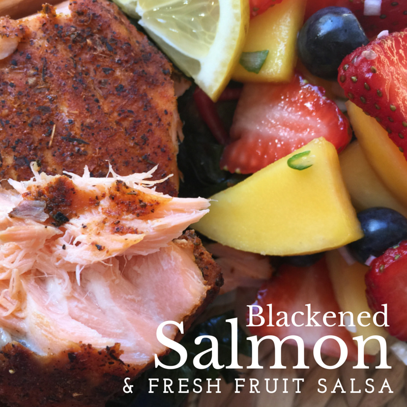 Sam’s Club Seafood Blackened Salmon And Fruit Salsa! ☕ Roasted Beanz