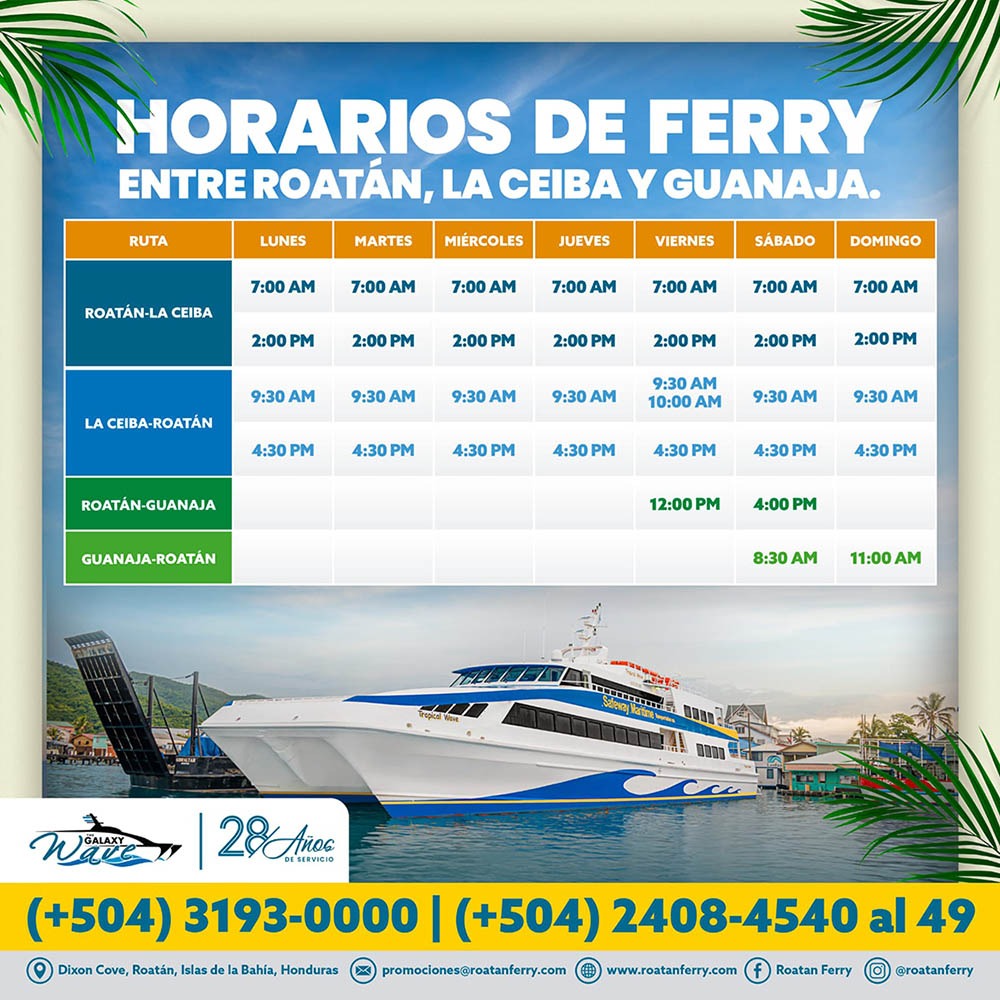 Galaxy Wave Roatan Ferry