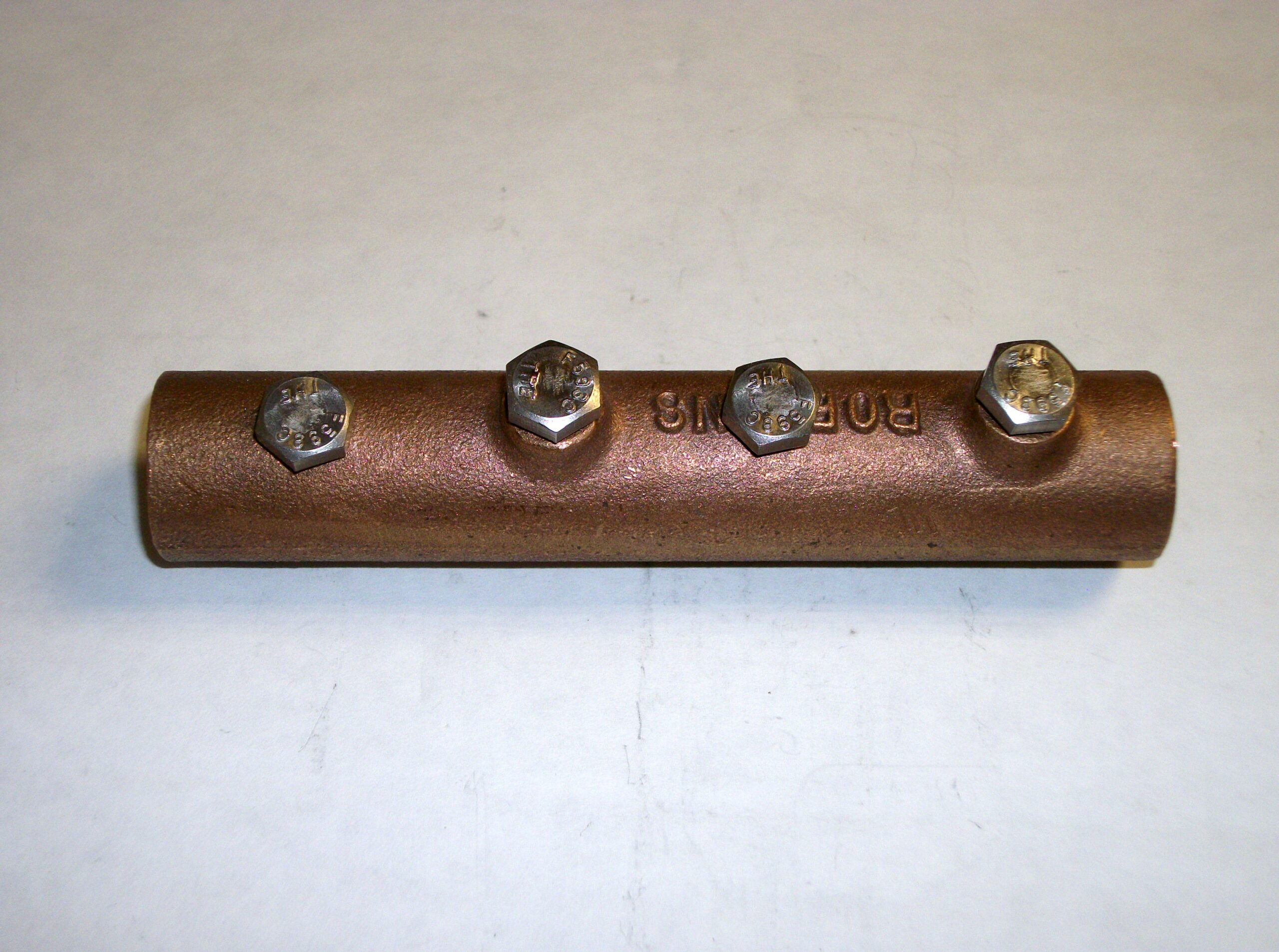 65A Straight Cable Splicer Copper Robbins Lightning