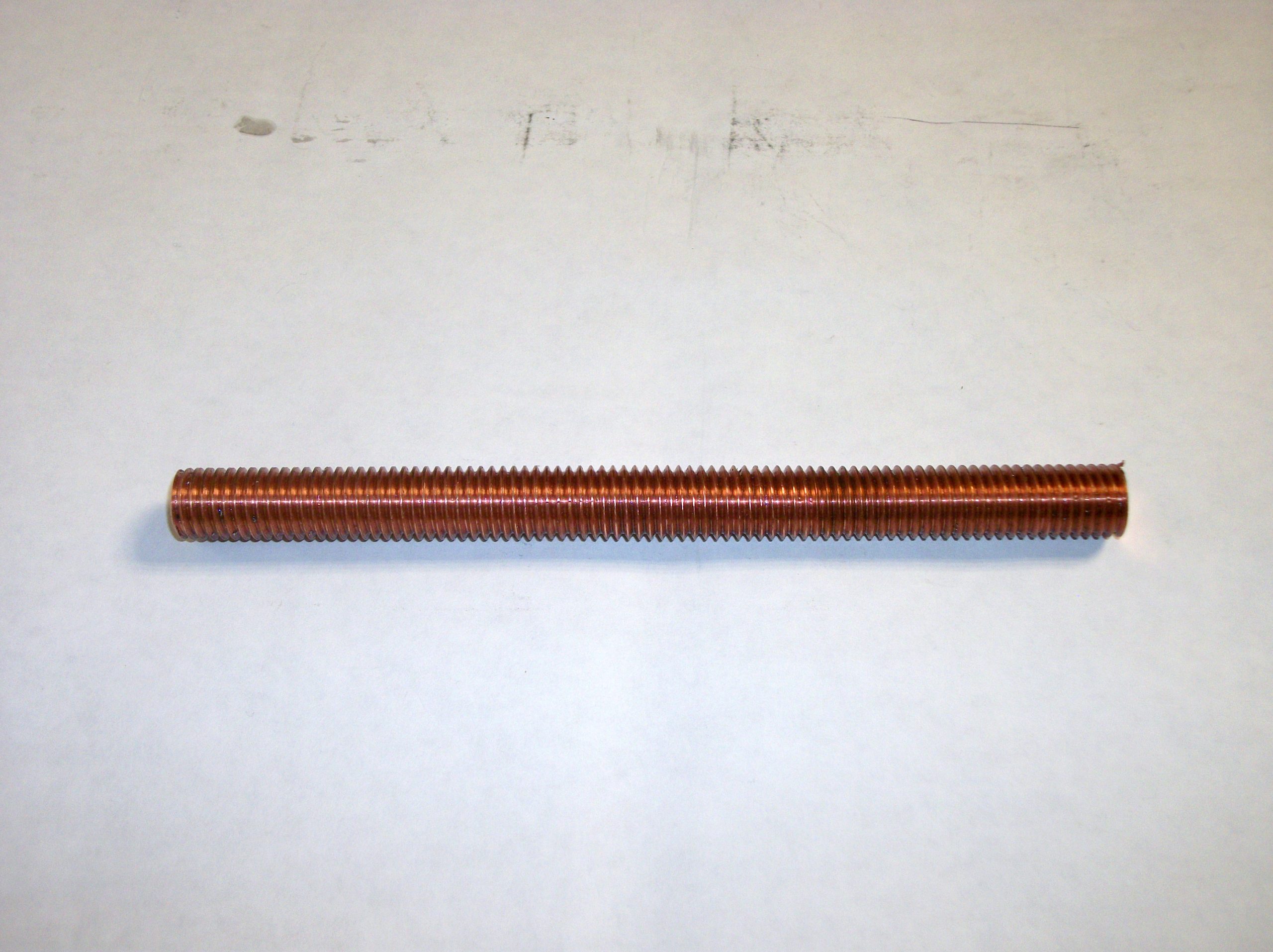 222 All Thread RodCopper 5/8″ Priced Per Inch Robbins Lightning