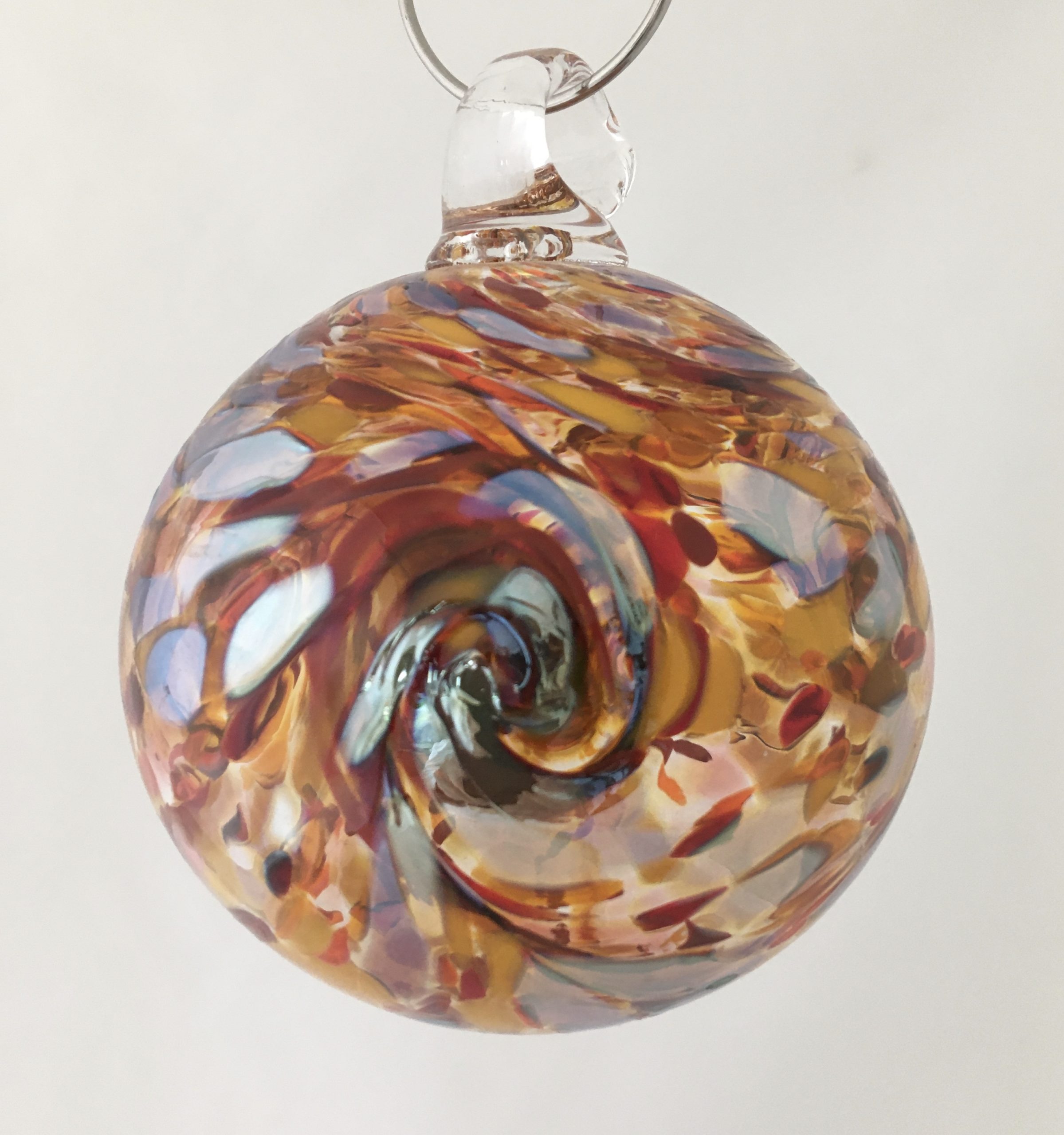 Blown Glass Spirit & Wave Balls Robbins Ranch Art Glass