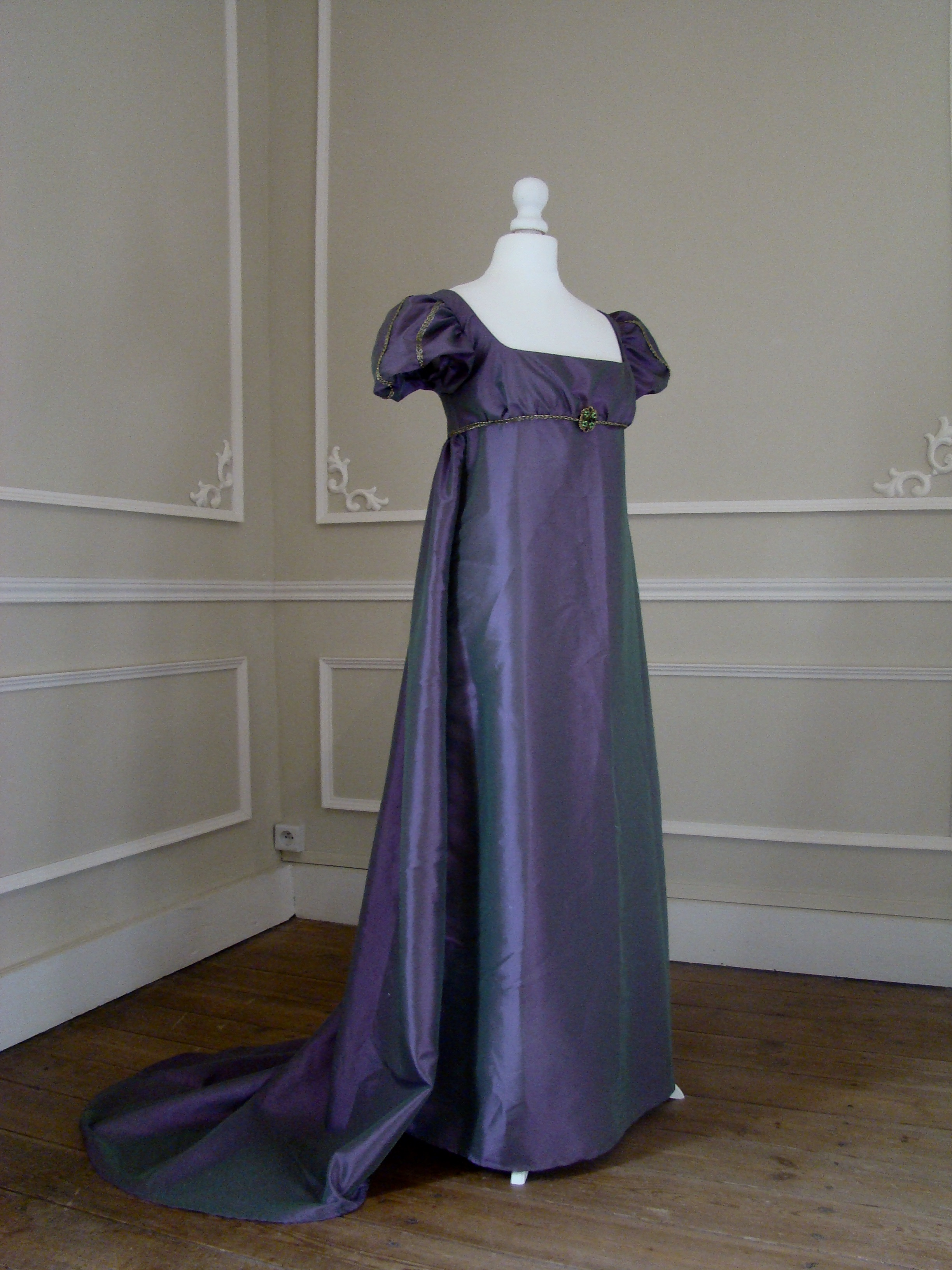 Robe de bal 1er empire Joséphine de Beauharnais