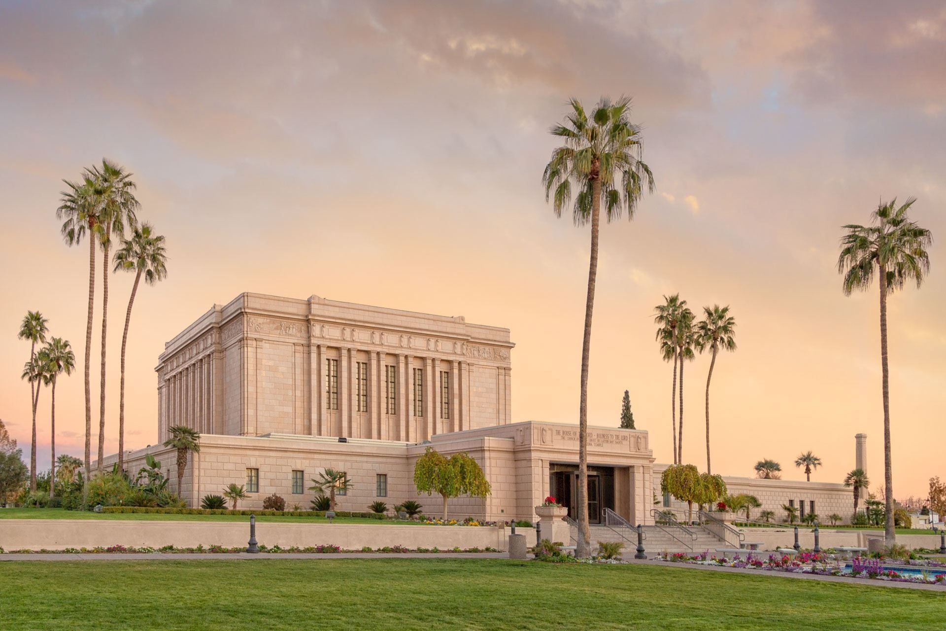 Mesa Arizona Temple Sunset. Robert A. Boyd Fine Art and LDS Temples