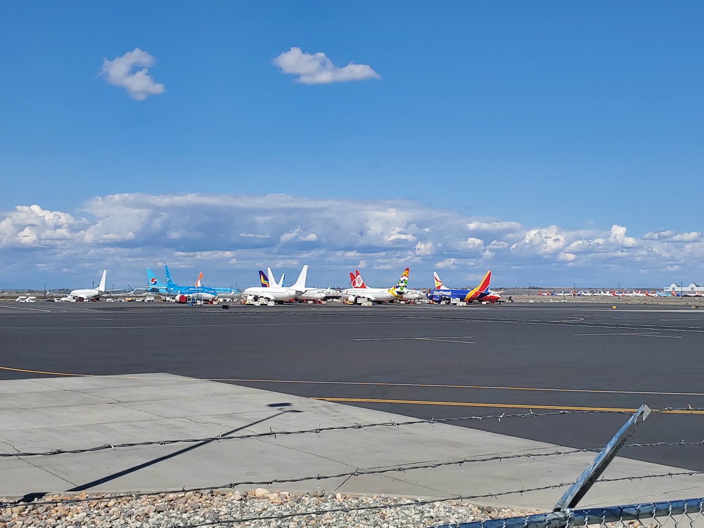 Moses Lake Airport Boeing 737's Robert D Marple
