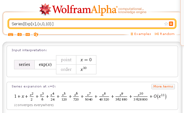 WolframAlpha Calcolo differenziale