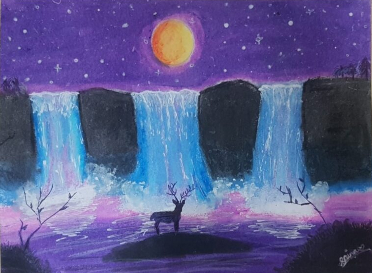 Oil Pastel Scenery RobinAge