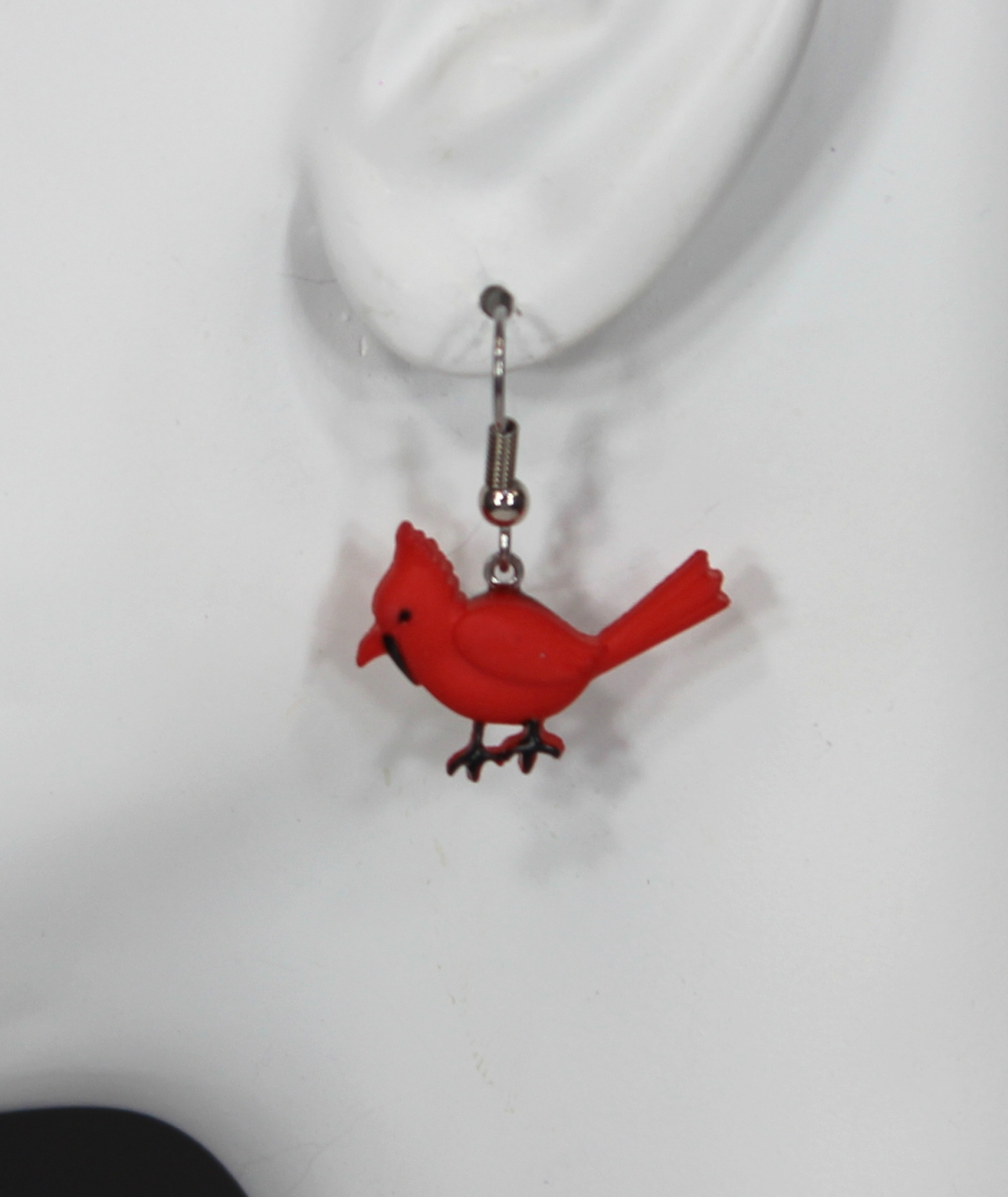 Cardinal Earrings