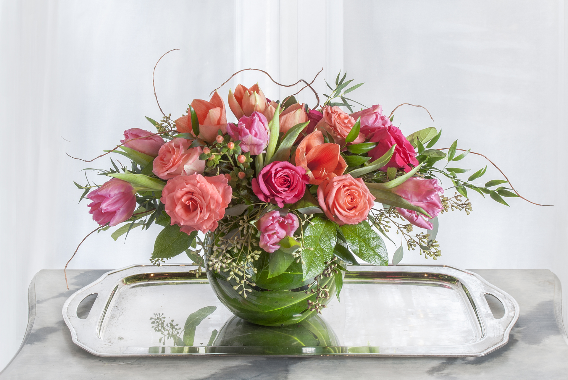 ASHLEE FRESH FLOWER SPRING ARRANGEMENT Robin Wood Flowers