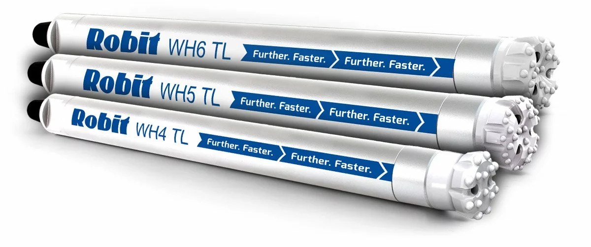 The New Robit® Tubeless DTH WH TL Hammer series Robit Plc