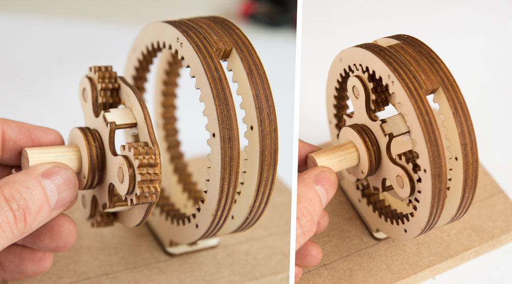 Gear Laser cut, Download and Make Rob Ives