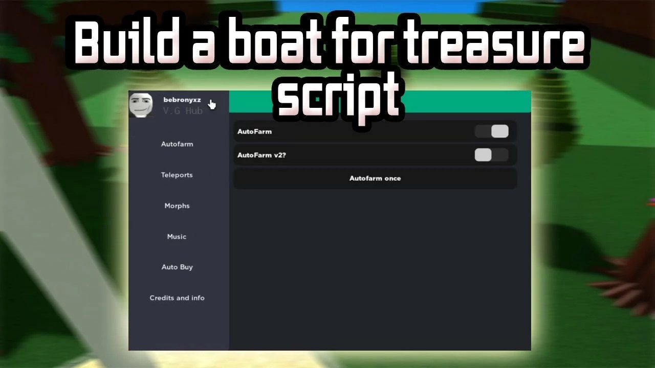 Build A Boat For Treasure Script (V.G Hub) RobloxScripter