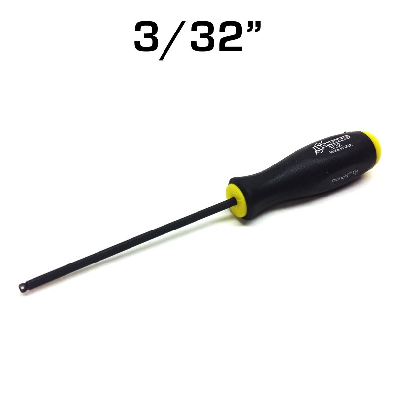 Bondhus® ProHold® Ball End Hex Driver 3/32" and 5/64"