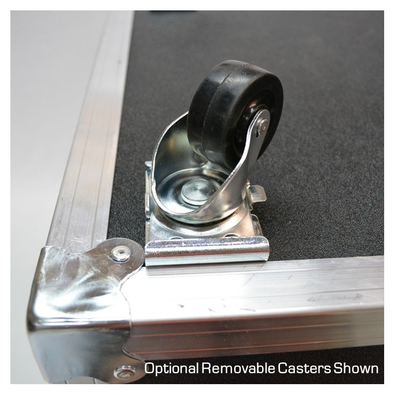 Removable Caster Kit for VEX Robot Case, Quick Change