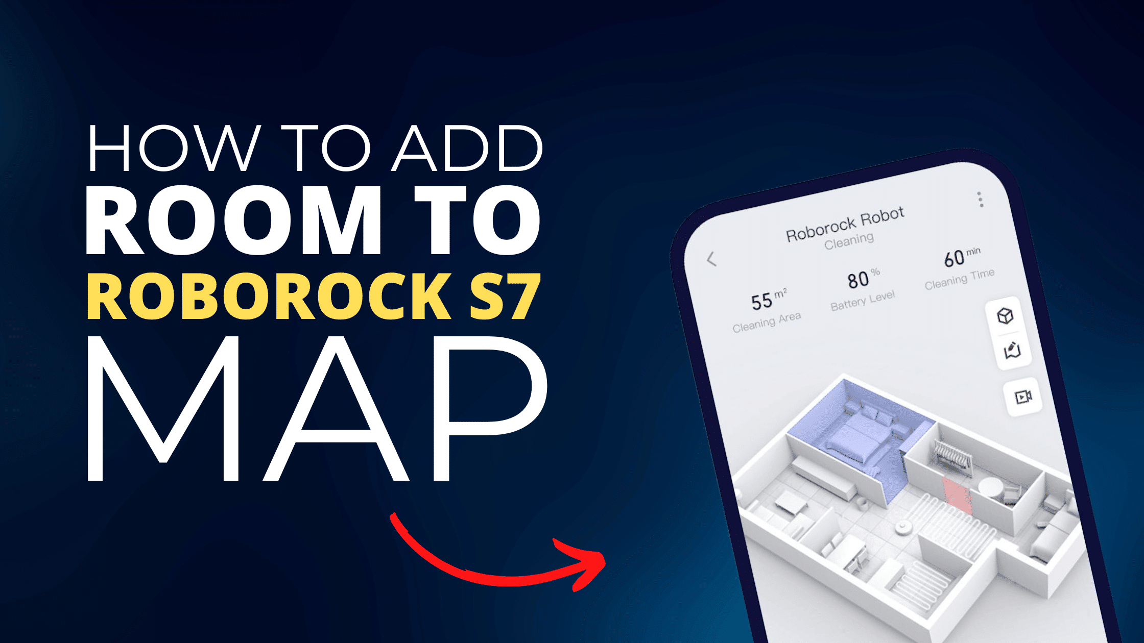 How to Add Room to Roborock S7 Map Robot Chores