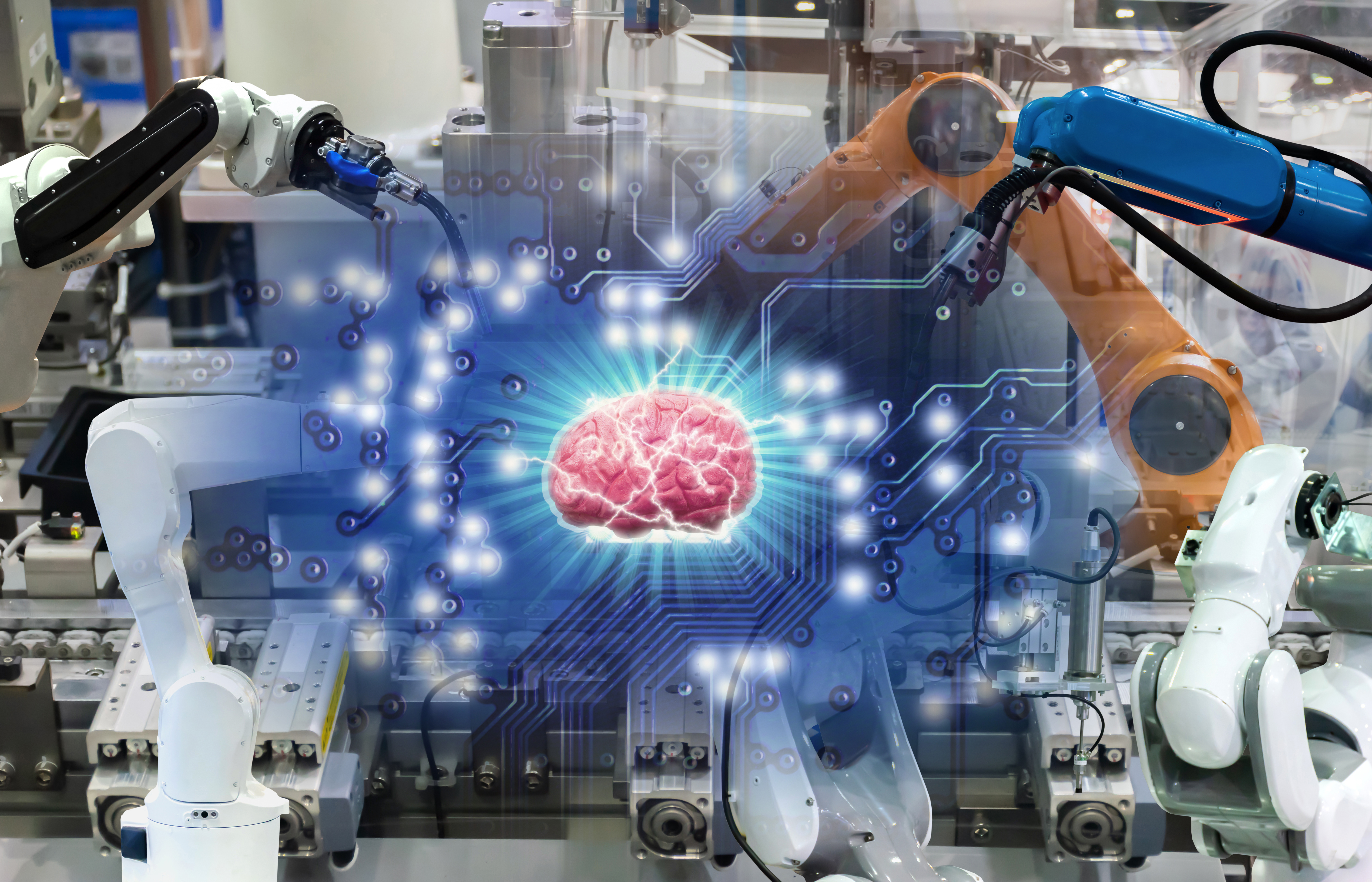 Brain technology ai cycle control robot the manufacturing industry