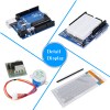 H017 UNO R3 Starter Kit 1602 LCD Servo Motore Dot Matrix Breadboard LED per Arduino kit02