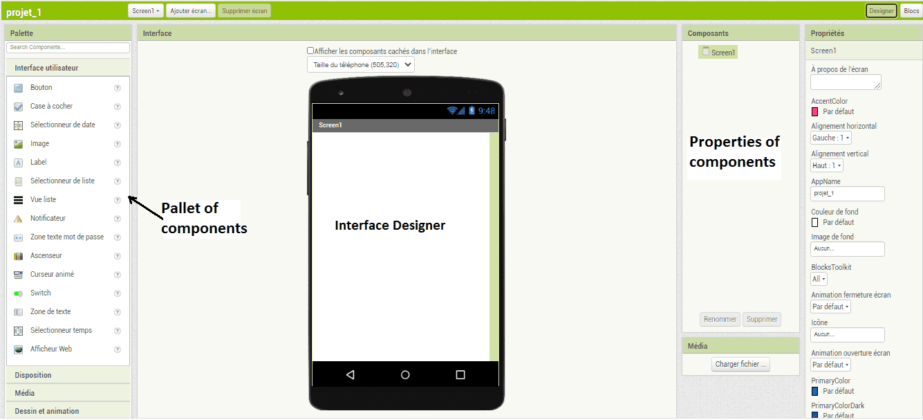 App Inventor Joystick Telegraph