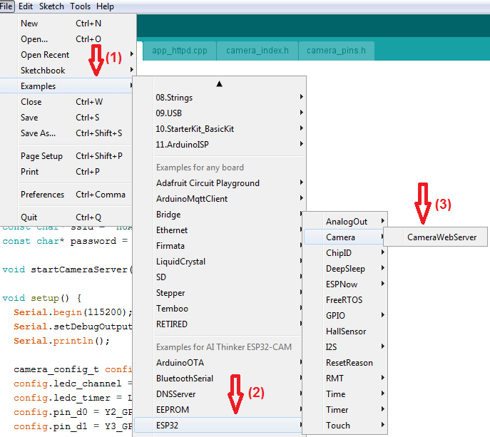 Video Streaming  Server with ESP32CAM