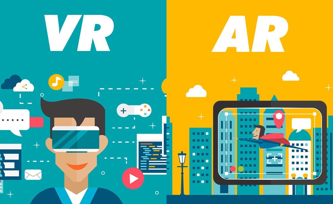 What is the difference between AR and VR?