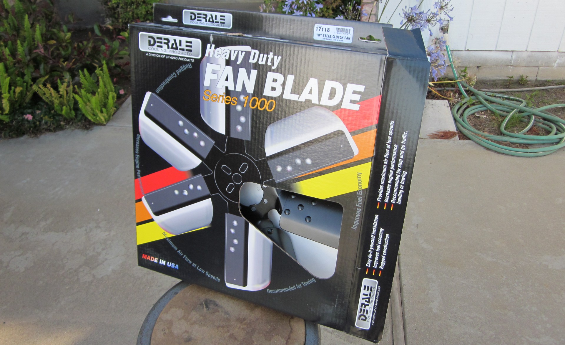 FE clutch fan installation Hayden 2710 and Derale 17118. The