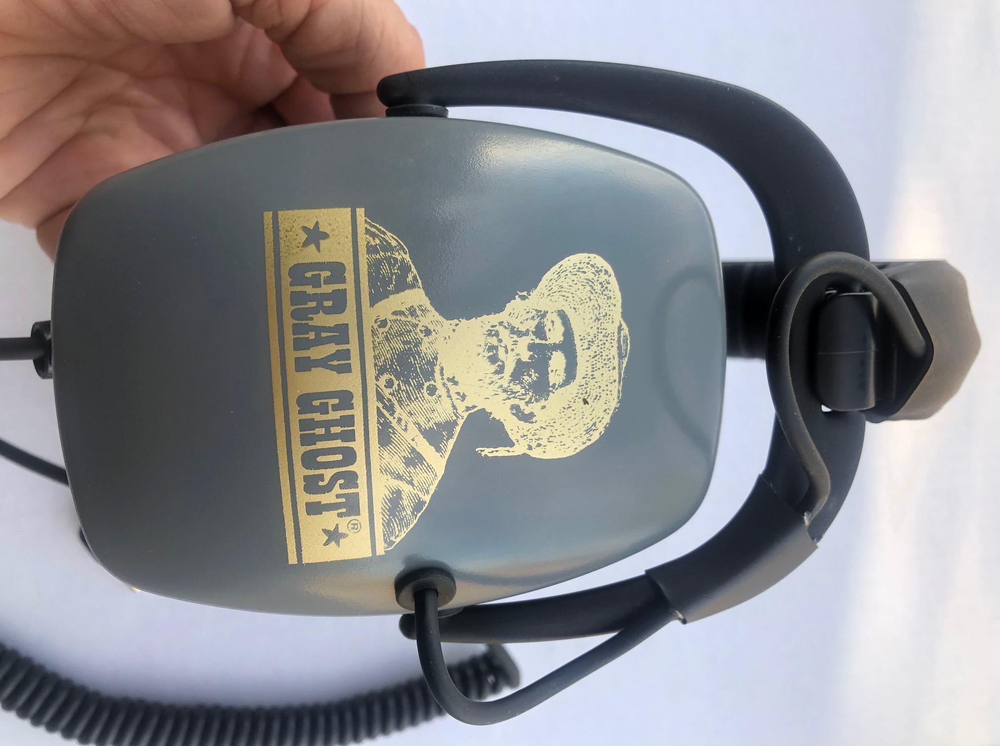 DetectorPro Gray Ghost "Gold Series" Headphones for Minelab Equinox Series or Gold Monster 1000