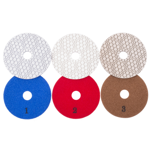 HYBRID POLISHING PADS 3 STEP ROC ABRASIVES