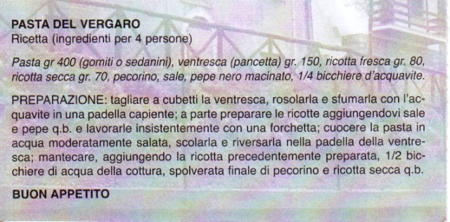 Sagra Pasta del Vergaro