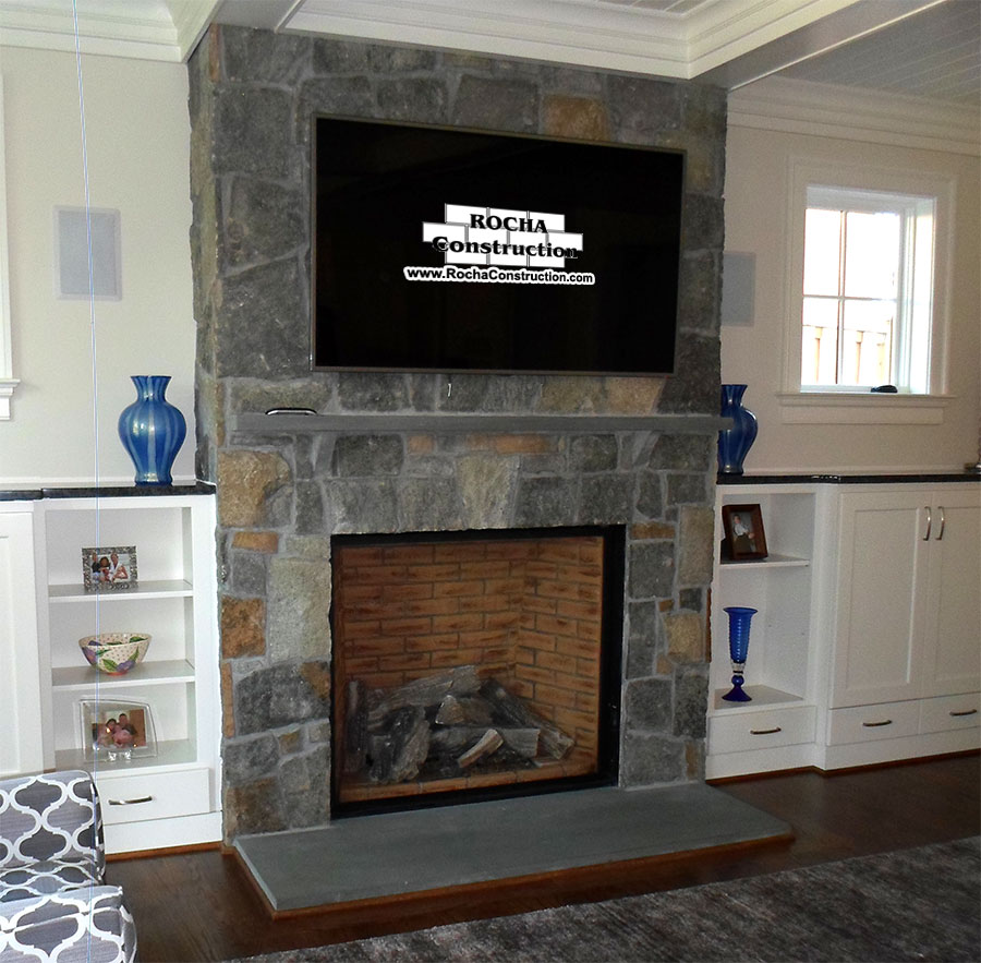 Fireplace Rocha Construction Gaithersburg, MD