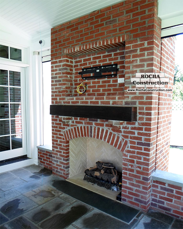 Fireplace Rocha Construction Gaithersburg, MD