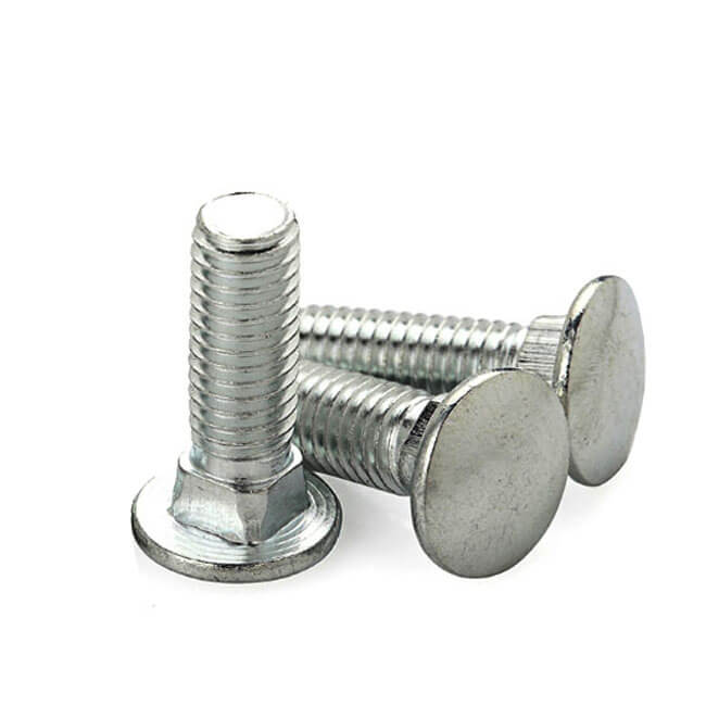 China flat head carriage bolts manufacturer and supplier