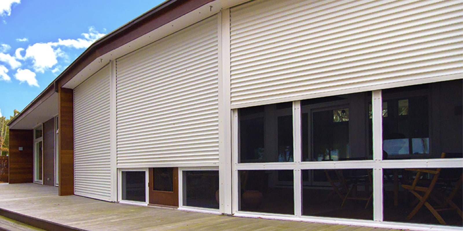 E77 Aluminium Extruded Roller Shutter Roché Security