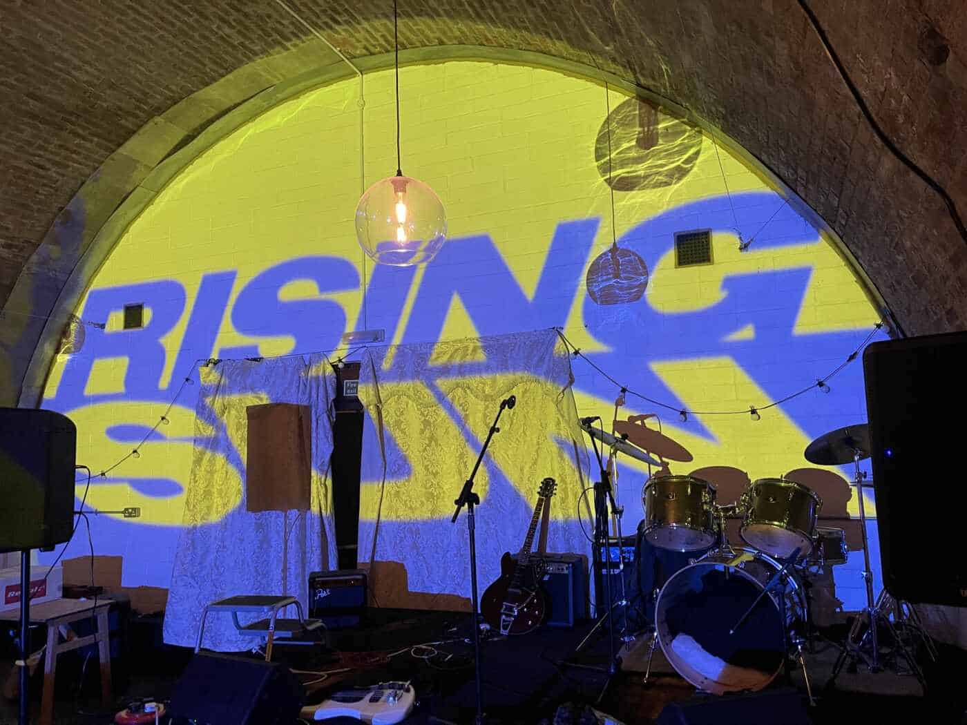 Rising Sun Rock At Night