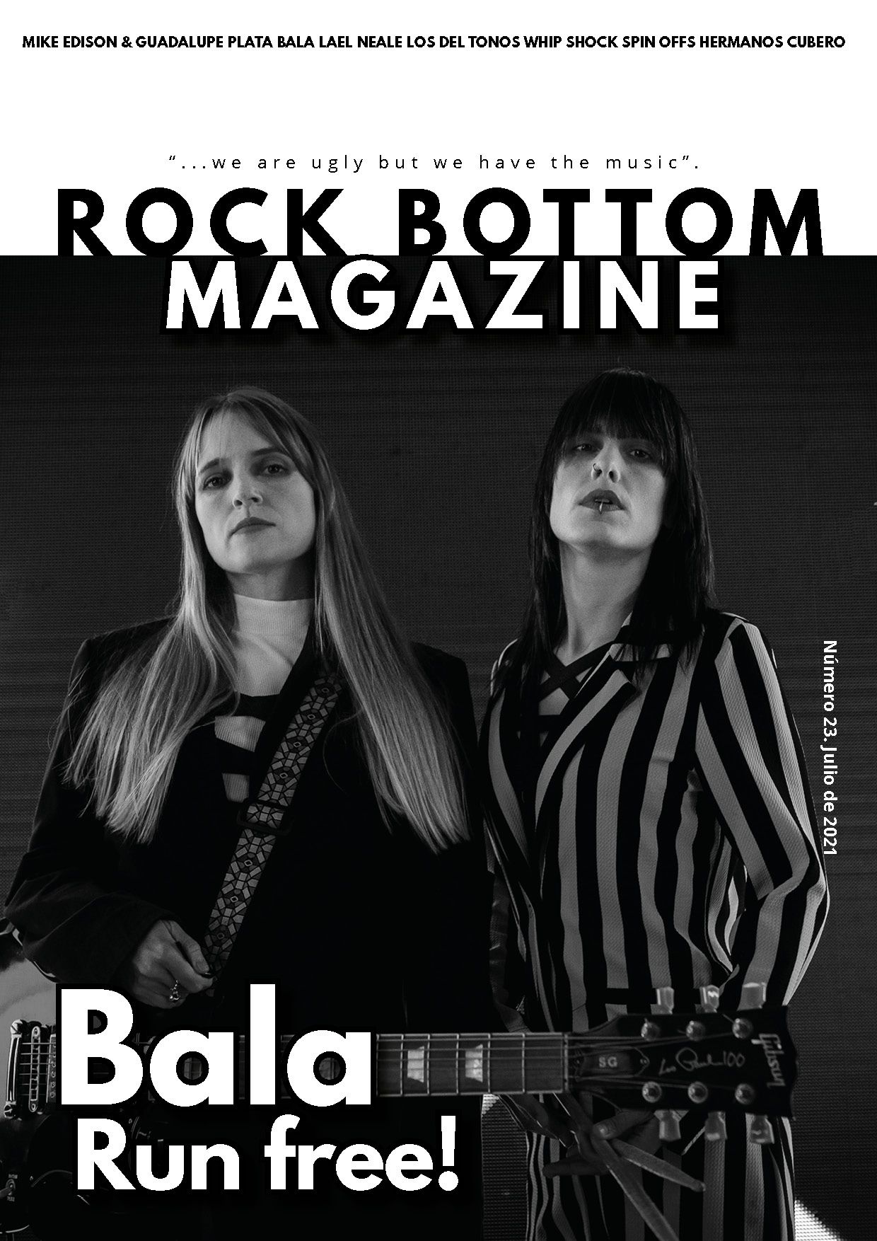 Rock Bottom Magazine Nº 23. Julio 2021. Rock Bottom Magazine