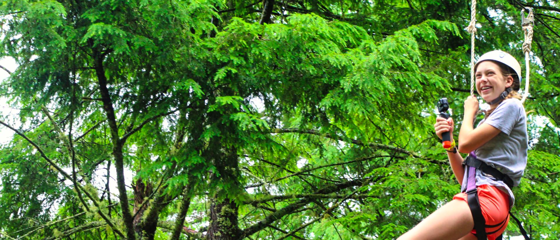 Camp Zip Line Video Rockbrook Summer Camp for Girls