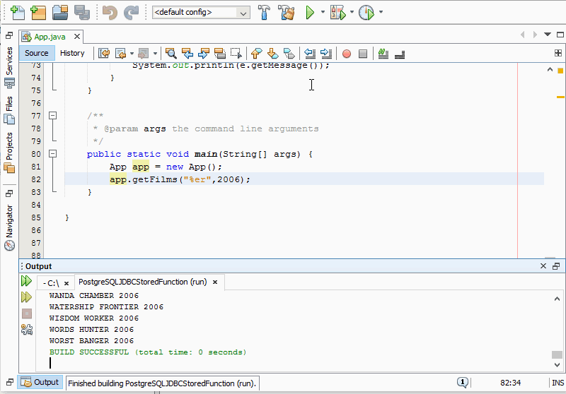 PostgreSQL Java 教程 调用 PostgreSQL 存储函数 Redrock Postgres