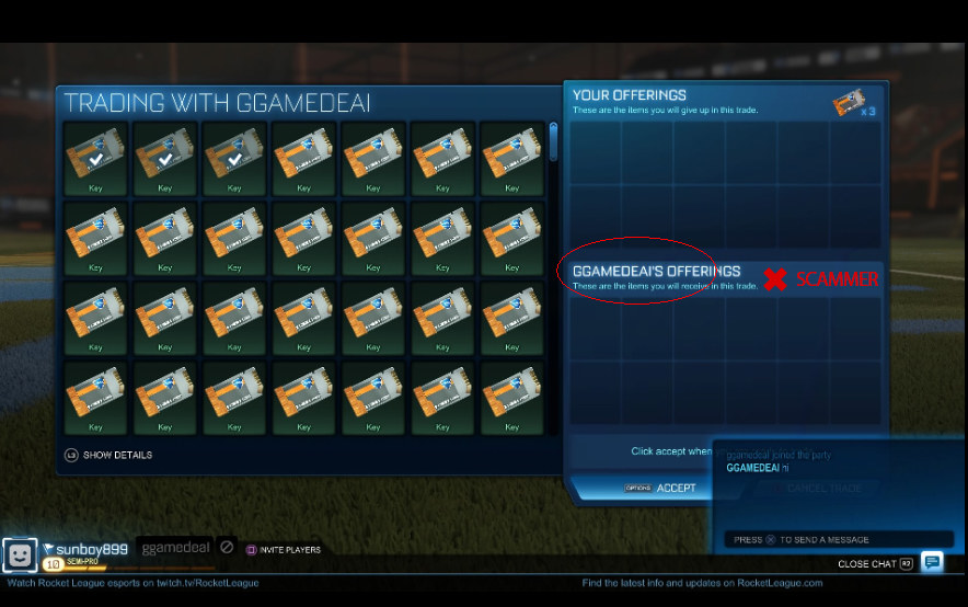 Sell Rocket League Items To Us For Cash/Credits Safe Rocket League