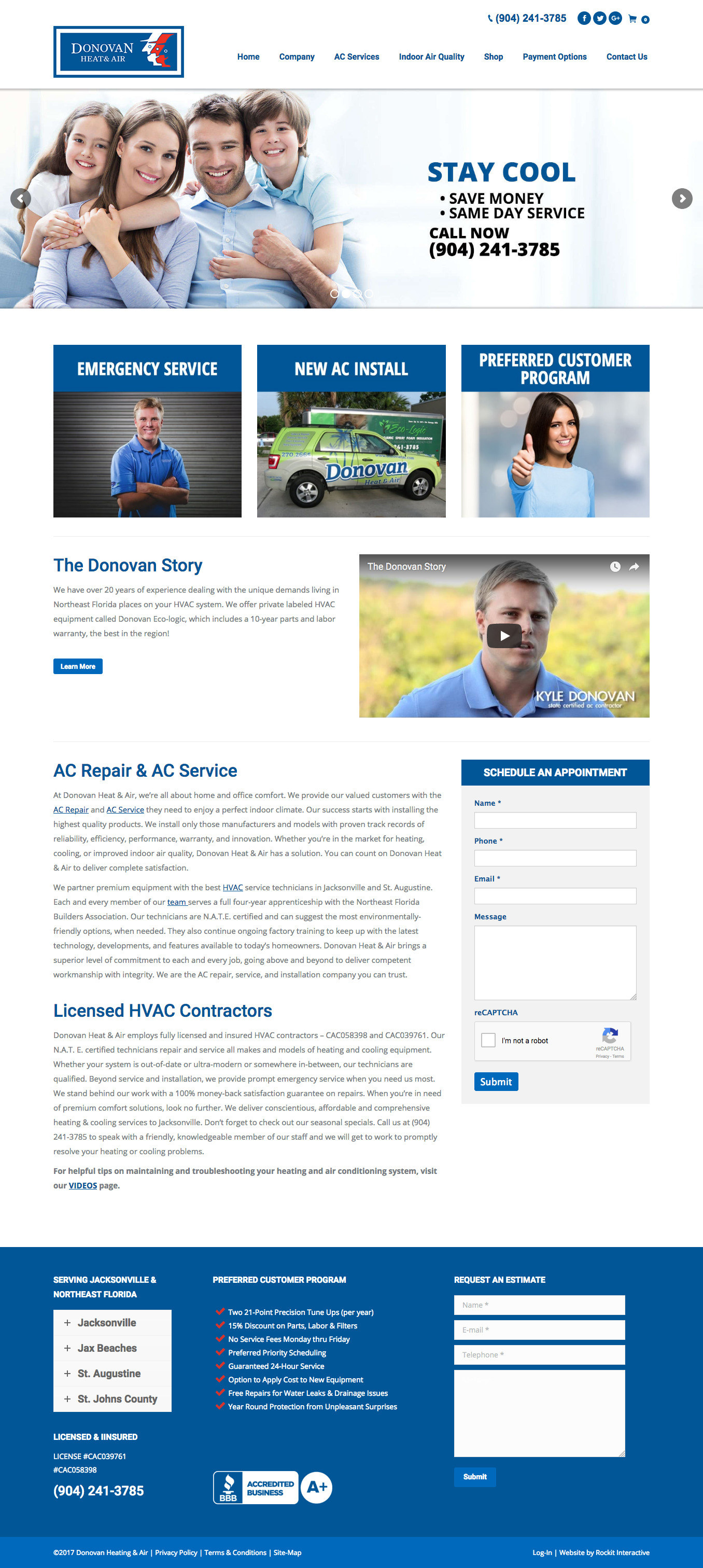 Rockit Interactive site Design Jacksonville Florida Jacksonville