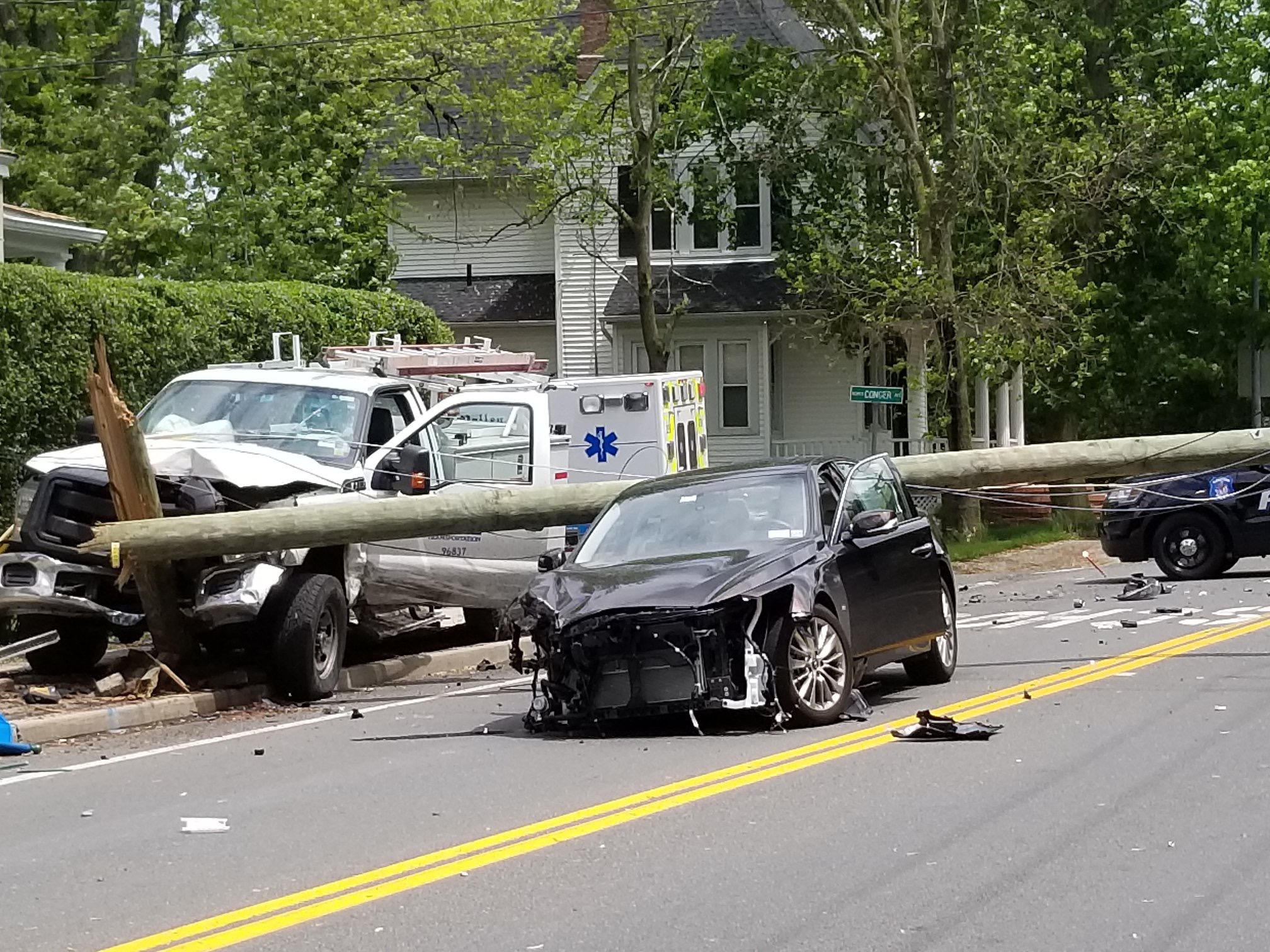 Lake Road in Congers reopened after car accident, no injuries reported