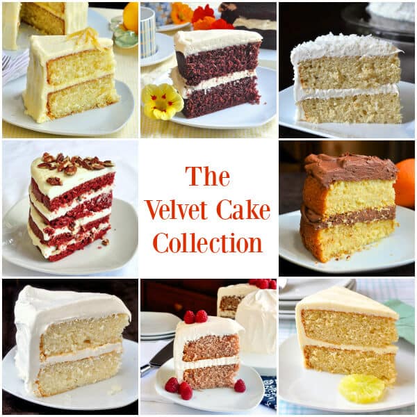 The Velvet Cake Collection A light textured Red velvet + 8 inspired flavors
