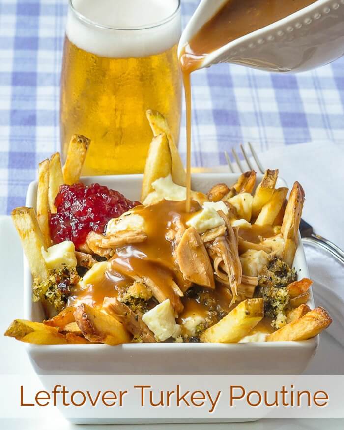 Turkey Poutine the ultimate Christmas or Thanksgiving turkey leftovers!