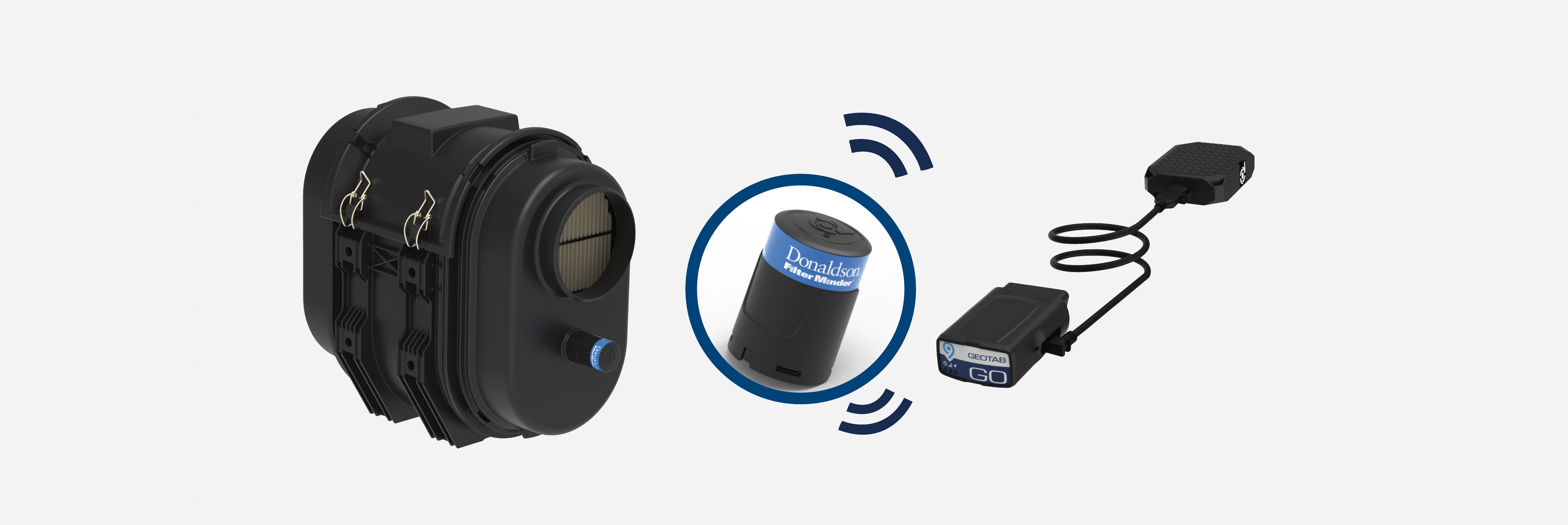 Donaldson Filter Minder ready to monitor air filters Rock to RoadRock